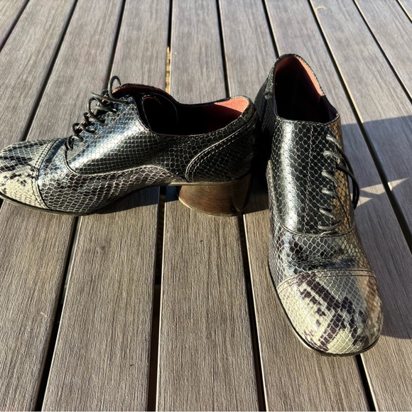 Marc Jacob’s Snakeskin Lace-Up Shoes - Picture 2 of 6